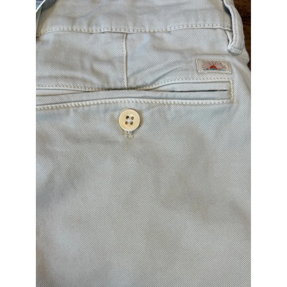 Faherty All Day Shorts Mens 35 Khaki Tan Hybrid Board Shorts 7 Inch Inseam